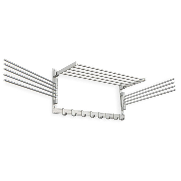 YNV Aluminum WallMounted Drying Rack Wayfair